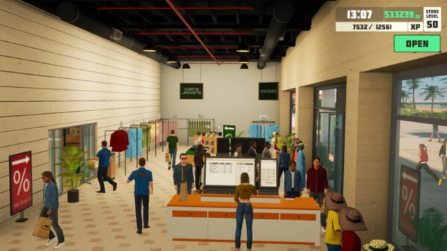 siMarket Cloth Store Simulator pc download